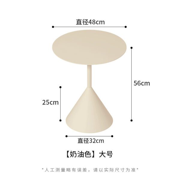 White cylindrical minimalist side table - sleek accent furniture for modern home interiors