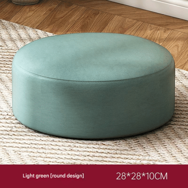 Green Round Soft Cushion Stool - Home Leisure & Decor Seat