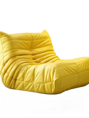 Lazy Bean Bag Floor Sofa Chair – Modern Single Leisure Recliner with Soft Sponge Filling for Living Room & Bedroom