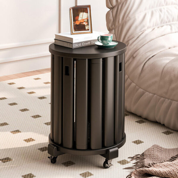 Hb9a6b59999824f4685d25369fee5e057X Modern Round Nesting Wooden Stool – Space-Saving Foldable Side Table & Solid Wood Stool for Living Room