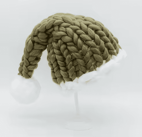 Olive Green Knitted Beanie - Casual Headwear Accessory