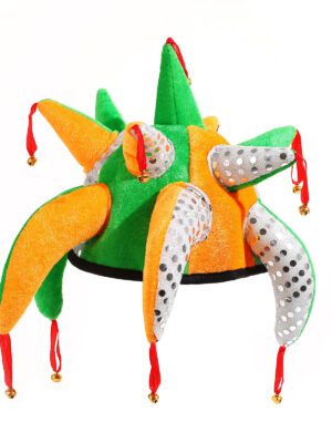 Colorful Multi-Legged Decorative Ornament (Green, Orange, Yellow & Red Accents)
