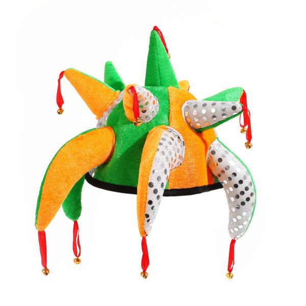 Colorful Multi-Legged Decorative Ornament (Green, Orange, Yellow & Red Accents)