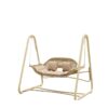 Minimalist Metal Frame Pet Bed Decor - Stylish Cat Resting Nest Ornament