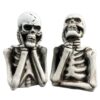 Two Skeleton Figurines - Halloween-themed Desktop Decorative Ornament