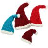 Red and Blue Santa Hats - Festive Decorative Headwear