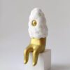 White & Gold Minimalist Elegant Home Decor Figurine