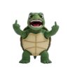 Playful Cartoon Turtle Decor Figurine - Whimsical Desktop & Living Room Ornament