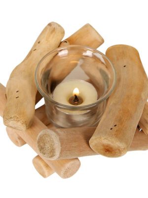 Wooden Root-style Home Decor Figurine (Natural Texture Design)