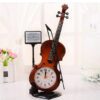 Violin-shaped Decorative Clock - Creative Desktop Ornament