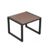 Mini Side Table with Dimension Label - Compact Desktop or Small Space Furniture