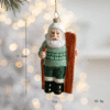 Christmas-themed Old Man-shaped Decorative Ornament (Festive Hanging Style)