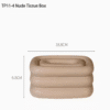 Light Beige Stacked-shaped Minimalist Home Decor Figurine