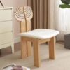 Modern Minimalist Light Wood Design Leisure Chair – Light Seat Living Room Chair