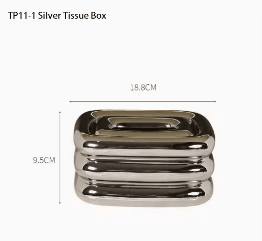 Metallic Stacked-shaped Minimalist Home Decor Figurine