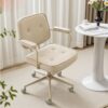 Minimalist Fabric Office Leisure Swivel Chair | Comfortable Lightweight Desk Chair Minimalist Fabric Office Leisure Swivel Chair – Comfortable Lightweight Desk Chair with Five-Star Casters