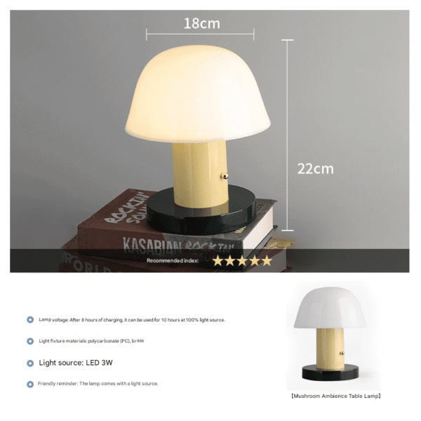 Modern Minimalist Table Lamp with Light Shade & Dark Base – Decorative Desk Lighting for Home
