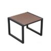 Mini Side Table with Dimension Label - Compact Desktop or Small Space Furniture