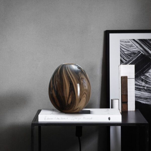 Modern Stone Pattern Glass Vase Decorative Ornament | Living Room Desktop Decor Flower Vase Modern Stone Pattern Glass Vase Decorative Ornament – Living Room Desktop Decor Flower Vase