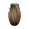 Modern Creative Stone Pattern Glass Vase Ornament | Gradient Brown Black Decorative Flower Vase Modern Creative Stone Pattern Glass Vase Ornament – Gradient Brown Black Decorative Flower Vase