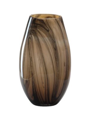 Modern Creative Stone Pattern Glass Vase Ornament | Gradient Brown Black Decorative Flower Vase Modern Creative Stone Pattern Glass Vase Ornament – Gradient Brown Black Decorative Flower Vase