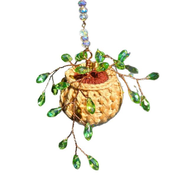 Creative Hanging Artificial Plant Decorative Flower Pot Ornament – Nordic Style Hanging Decor