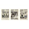 Vintage Newspaper Style Decorative Material Set – Retro Layout Design Elements