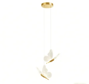 Modern Minimalist Feather-shaped Pendant Light (Lightweight Suspended Version) – Romantic Atmosphere Lighting Fixtur