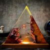 Lord of the Rings Resin Night Light, Handmade Epoxy Resin Lamp