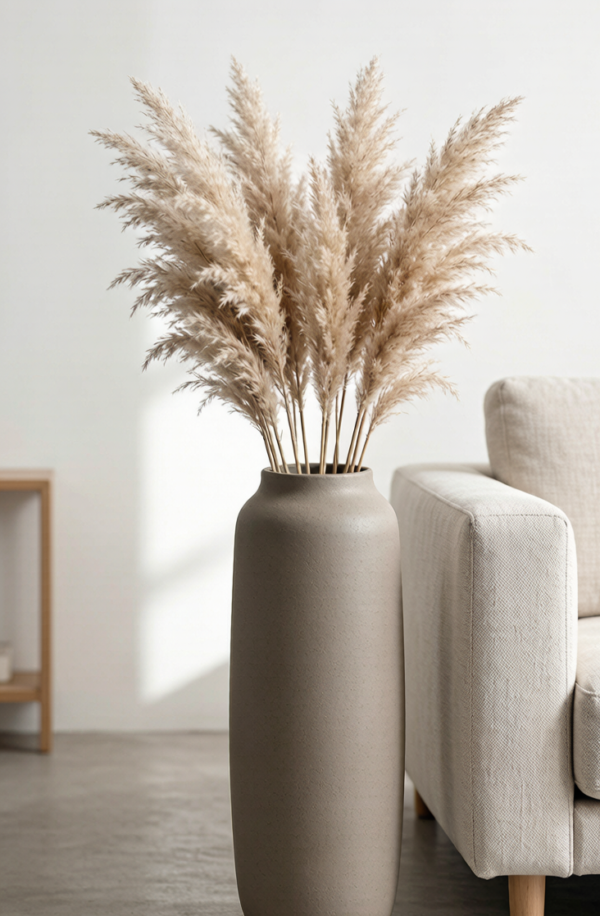A_tall_European_style_modern_m_2026-08-14T01-16-13 "Tall & Tactile" – European Matte Ceramic Floor Vase with Pampas Grass Styling