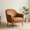Modern luxury recliner chair, Nordic upholstered lounge chair, wholesale furniture product image