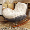 Nordic upholstered rocking chair, Penguin Rocker, wholesale furniture view 2