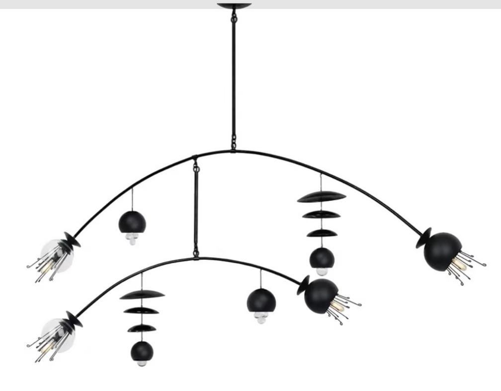Black Aluminum Matte Adjustable Dining Pendant Light project photo