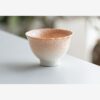 Crystal Glaze Flower Rim Tea Cup – Ice Blue Gongfu Cup