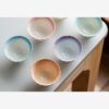 Crystal Glaze Flower Rim Tea Cup – Ice Blue Gongfu Cup