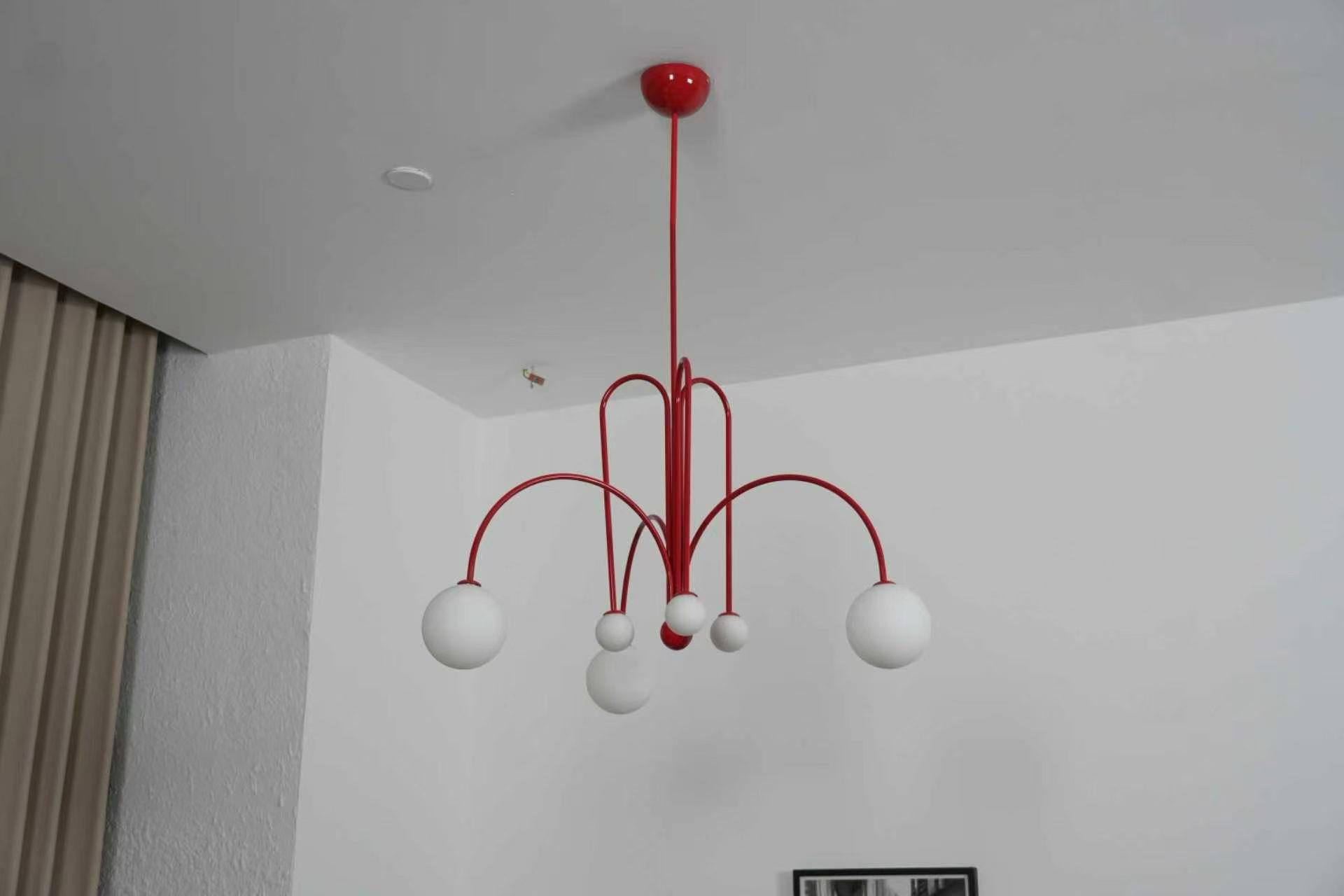 Curved Arc Pendant Light