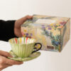 Floral Ceramic Cup and Saucer Gift Set