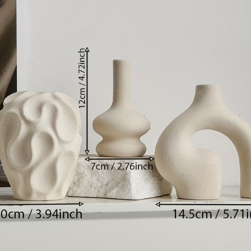 Extended ceramic vase shapes and sizes available for wholesale customization