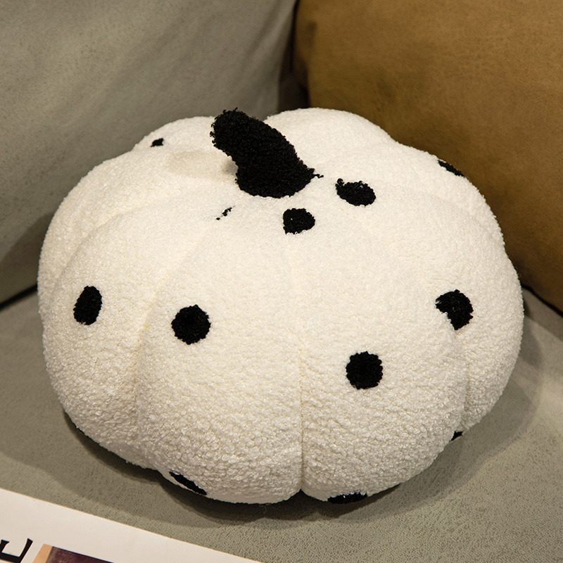 White with tufted black polka dots — playful minimalist accent